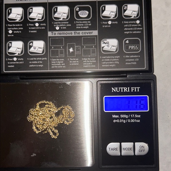 10k Gold Rope Chain Necklace - Picture 10 of 10